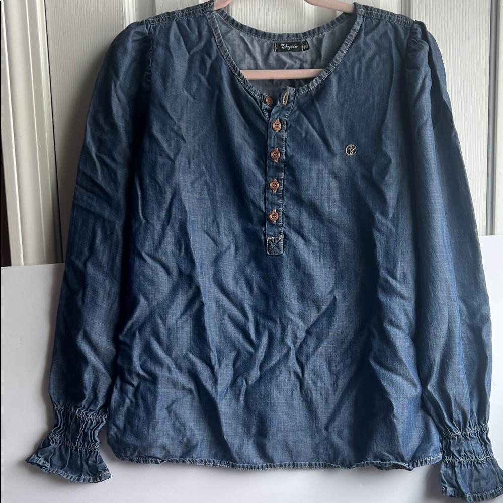 Blue Denim Blouse